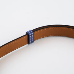 Hermès Kelly Belt Epsom Blue