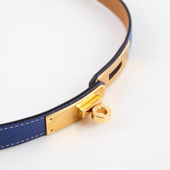Hermès Kelly Belt Epsom Blue