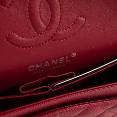Chanel Small Classic Flap Rasberry Red Caviar 24 Series