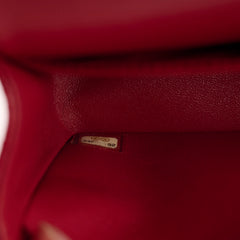 Chanel Small Classic Flap Rasberry Red Caviar 24 Series