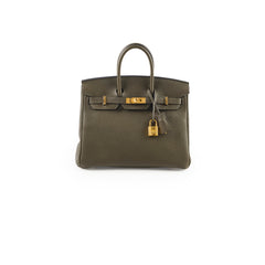Hermes Birkin 25 Togo Vert Maquis - Stamp Y