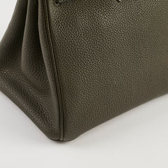 Hermes Birkin 25 Togo Vert Maquis - Stamp Y