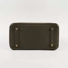 Hermes Birkin 25 Togo Vert Maquis - Stamp Y