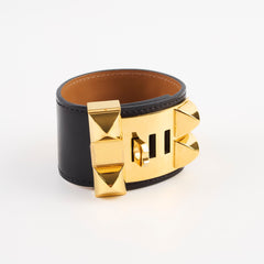 Hermes CDC Bracelet Black Size S - Stamp X