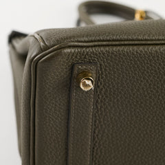 Hermes Birkin 25 Togo Vert Maquis - Stamp Y