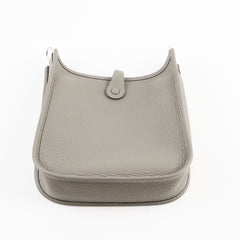 Hermes Mini Evelyn 16 Gris Meyer U Stamp