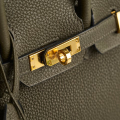 Hermes Birkin 25 Togo Vert Maquis - Stamp Y