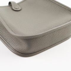 Hermes Mini Evelyn 16 Gris Meyer U Stamp