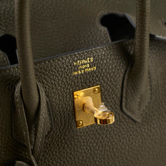 Hermes Birkin 25 Togo Vert Maquis - Stamp Y