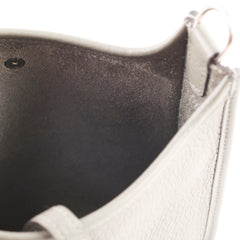 Hermes Mini Evelyn 16 Gris Meyer U Stamp