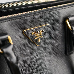 Prada Large Galleria Bag Black