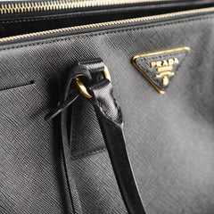 Prada Large Galleria Bag Black