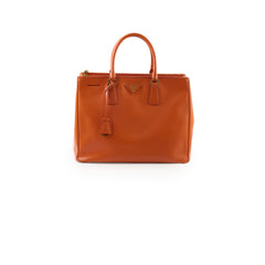 Prada Saffiano Large Galleria Tote Orange