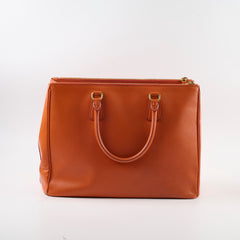 Prada Saffiano Large Galleria Tote Orange
