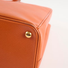 Prada Saffiano Large Galleria Tote Orange