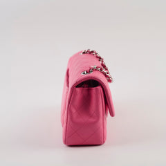 Chanel Mini Rectangular Lambskin Pink