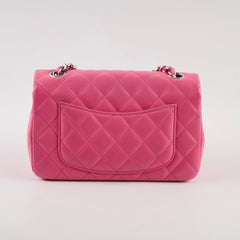 Chanel Mini Rectangular Lambskin Pink