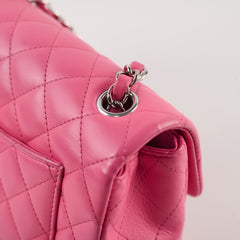 Chanel Mini Rectangular Lambskin Pink