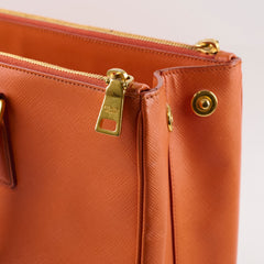 Prada Saffiano Large Galleria Tote Orange