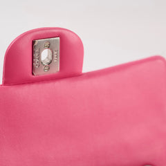 Chanel Mini Rectangular Lambskin Pink