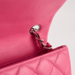 Chanel Mini Rectangular Lambskin Pink