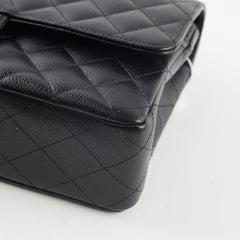 Chanel Caviar Medium Classic Flap Black 19 Series