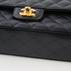 Chanel Caviar Medium Classic Flap Black 19 Series