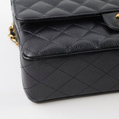 Chanel Caviar Medium Classic Flap Black 19 Series