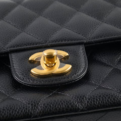 Chanel Caviar Medium Classic Flap Black 19 Series
