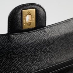 Chanel Caviar Medium Classic Flap Black 19 Series