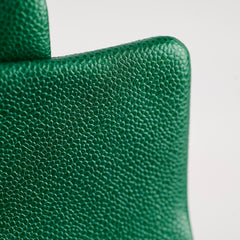 Chanel Mini Square Caviar 18S Iridescent Green