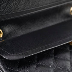 Chanel Caviar Medium Classic Flap Black 19 Series