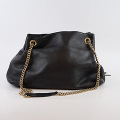 Gucci Soho Chain Hobo Shoulder Bag Black
