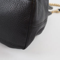 Gucci Soho Chain Hobo Shoulder Bag Black