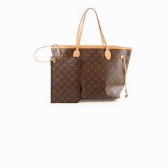 Louis Vuitton Neverfull MM Monogram with Pouch