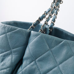 Chanel Timeless CC Expandable Tote Caviar Blue