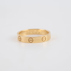 Cartier Love Ring Small Model Yellow Gold Size 57