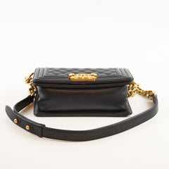 Chanel Small Boy Caviar Black