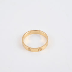 Cartier Love Ring Small Model Yellow Gold Size 57