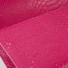 Saint Laurent Kate Clutch Tassel Python Fuchsia Pink