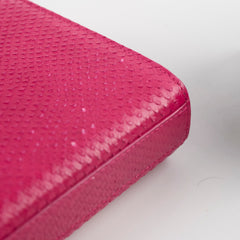 Saint Laurent Kate Clutch Tassel Python Fuchsia Pink