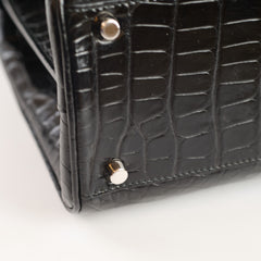 Gucci Crocodile Zumi Black Medium