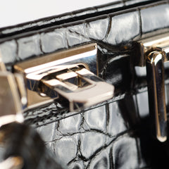 Gucci Crocodile Zumi Black Medium