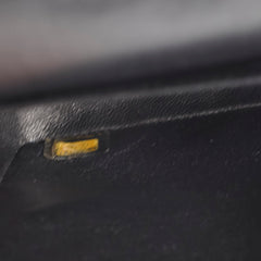 Chanel Caviar 24k Vintage Medium M/L Classic Flap Black Series 12