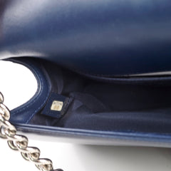 Chanel Old Medium Boy Navy