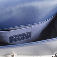 Chanel Old Medium Boy Navy