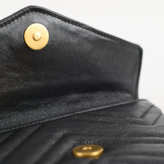 Gucci Black Belt Bag Clutch (without belt)