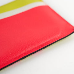 Christian Dior Tri-Colour Diorissimo Card Holder Vert Acide