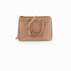 Prada Saffiano Leather Pink Large Tote