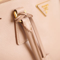 Prada Saffiano Leather Pink Large Tote